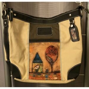 Sherpani Women's Crossbody Whimsical Bird Print On Front Flap Purse Handbag